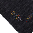 Charcoal Tribal Center Medallion Hand Loomed Authentic Wool Area Rug by The Rug Decor