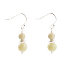 Chartruese Lemon Jade Drop Earrings