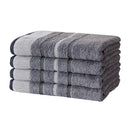 Decorative Cotton Stripe Bath Towel Set - Noelle Collection by Great Bay Home