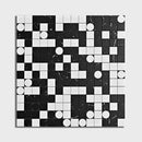 Checker Honed Othello Marble Mosaics 12x12