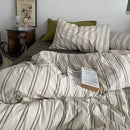 GobekUsa Checkerboard Pattern Duvet Cover Set - Stylish and Cozy Bedding Kit for Bedroom