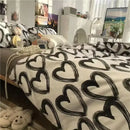 GobekUsa Checkerboard Pattern Duvet Cover Set - Stylish and Cozy Bedding Kit for Bedroom