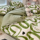 GobekUsa Checkerboard Pattern Duvet Cover Set - Stylish and Cozy Bedding Kit for Bedroom