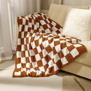 GobekUsa Knit Checkerboard Blanket