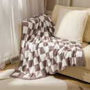 GobekUsa Knit Checkerboard Blanket