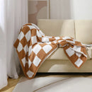 GobekUsa Knit Checkerboard Blanket