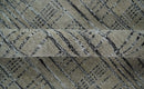 Gray Black Silver Checkered Area Rug 8x10 - Scandinavian Wool