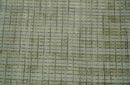 Olive Green and Beige Checkered Scandinavian Wool Area Rug 8x10