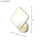 GobekUsa LED Cloud Wall Sconce in White for Simple Living Room Lighting