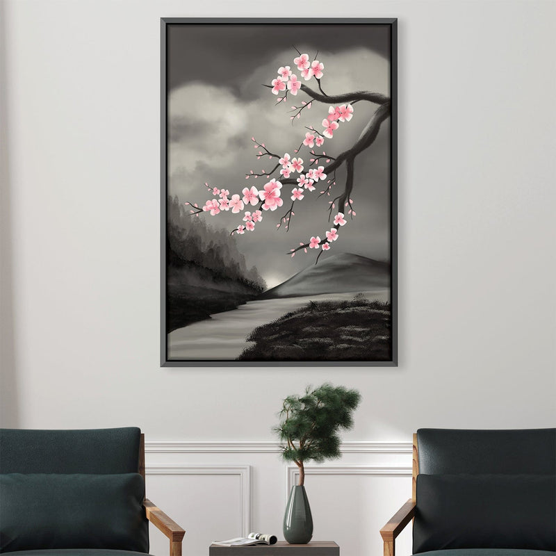 Cherry Blossom Forest Canvas