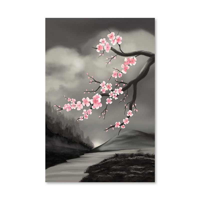 Cherry Blossom Forest Canvas