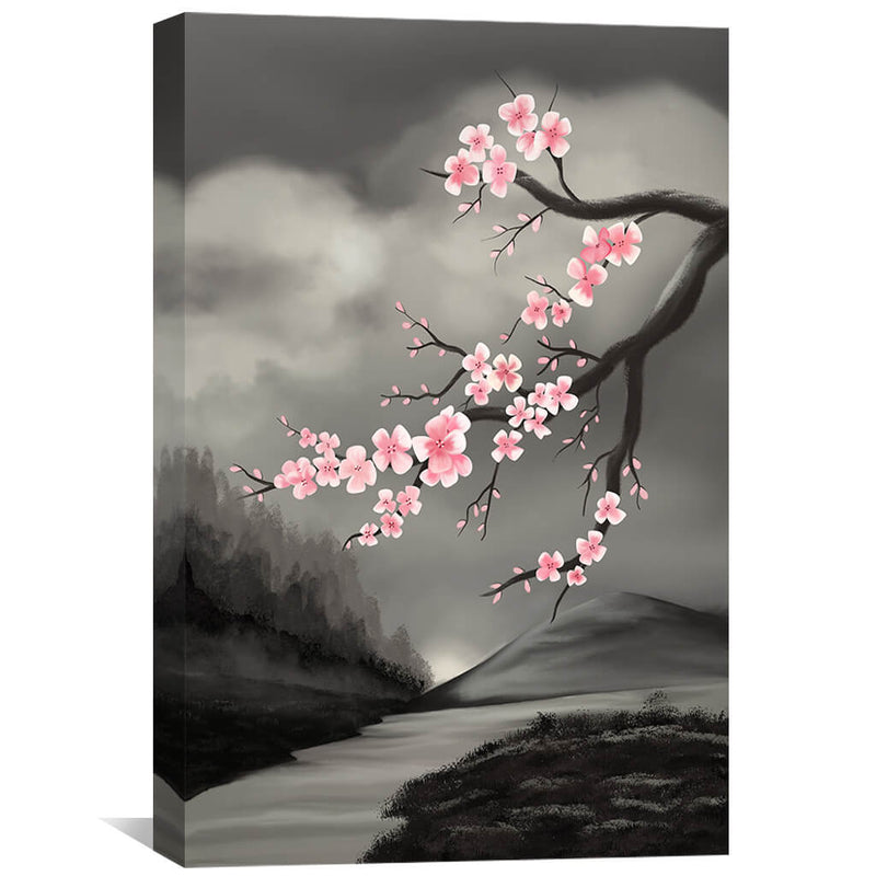 Cherry Blossom Forest Canvas