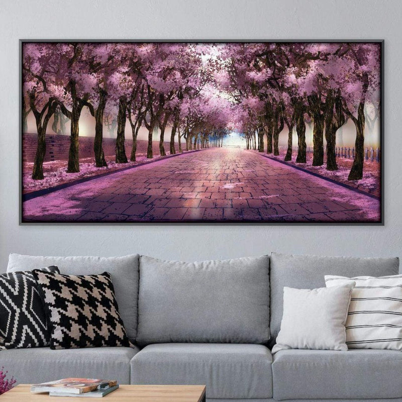 Cherry Blossom Strolls Canvas