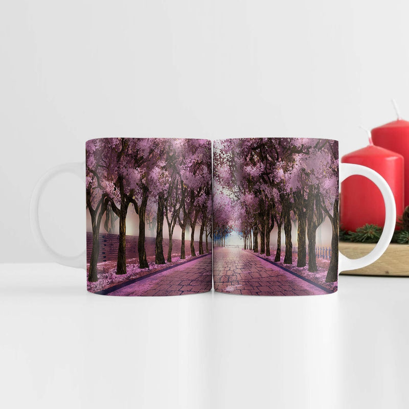 Cherry Blossom Strolls Mug