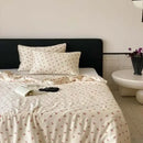 GobekUsa Cooling Quilt: Soft Silky Single Double Bed Blanket for Summer & Autumn