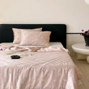 GobekUsa Cooling Quilt: Soft Silky Single Double Bed Blanket for Summer & Autumn