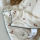 GobekUsa Cooling Quilt: Soft Silky Single Double Bed Blanket for Summer & Autumn