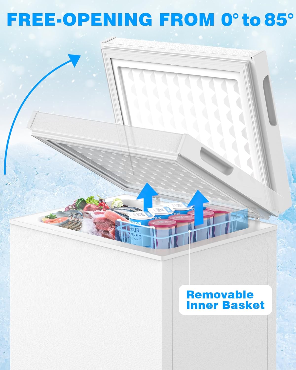Chest Freezer with Removable Basket, photo 5 of 28