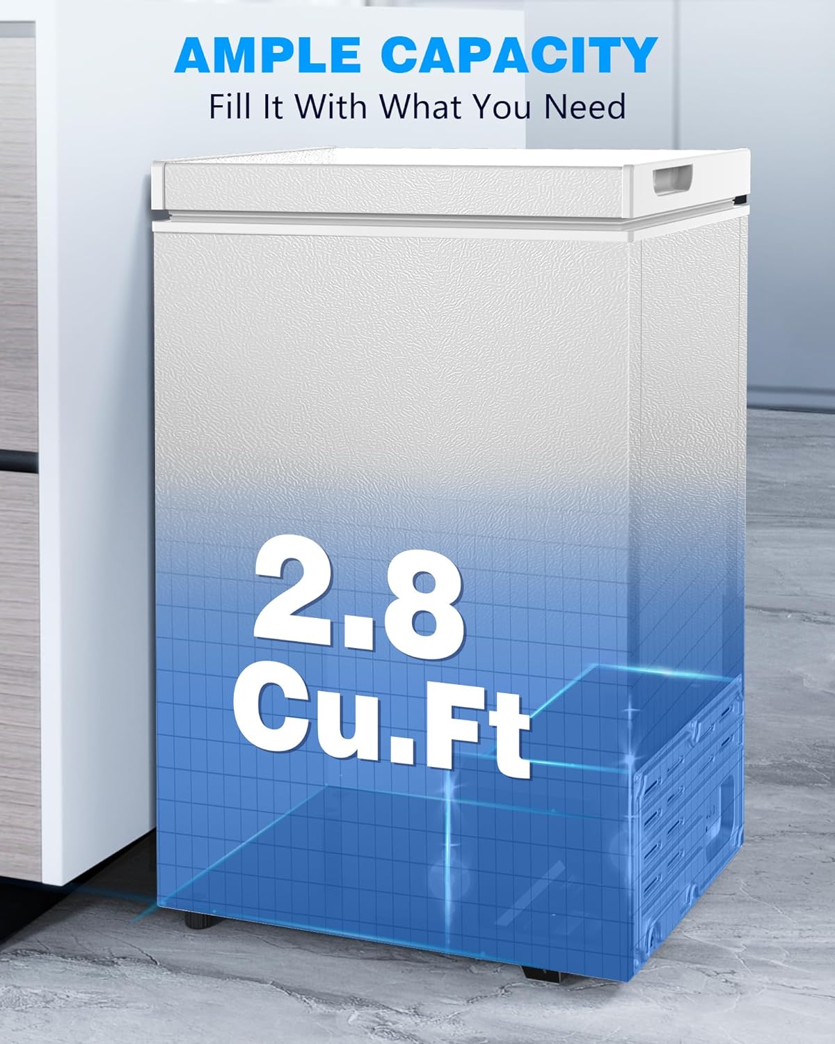 Chest Freezer with Removable Basket, photo 3 of 28