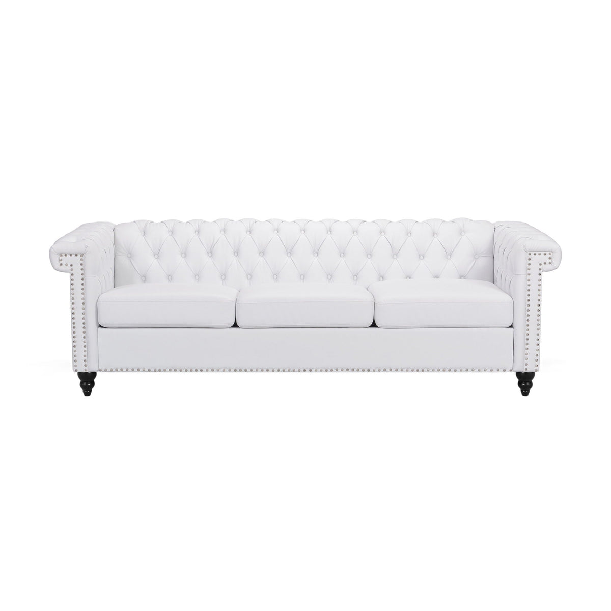 Chesterfield Style 3 Seater Sofa With Deep Button Tufting, photo 2 of 16