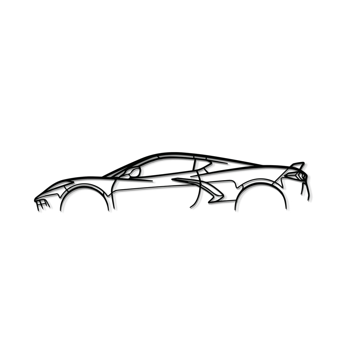 Corvette C8 Metal Car Wall Art - MT0924, photo 8 of 8