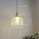 GobekUsa Green Glass Pendant Light Chandelier - Nordic LED Hanging Lamp for Home Decor