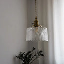 GobekUsa Green Glass Pendant Light Chandelier - Nordic LED Hanging Lamp for Home Decor