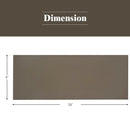 16' x 8' 2Pcs Universal Replacement Canopy for Pergola Structure Sun Awning-Brown by LJGDeals