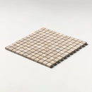 Chiaro Tumbled 1x1 Travertine Mosaics 12x12
