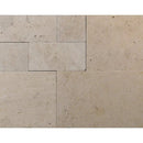 Chiaro Tumbled Travertine Pavers French Pattern