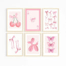 GobekUsa Chic Pink Wall Art for Girls' Room