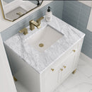 James Martin Chicago 30" Single Bathroom Vanity, Glossy White