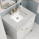 James Martin Chicago 30" Single Bathroom Vanity, Glossy White