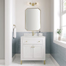 James Martin Chicago 30" Single Bathroom Vanity, Glossy White