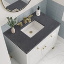 James Martin Chicago 36" Single Bathroom Vanity, Glossy White