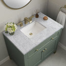 James Martin Chicago 36" Single Bathroom Vanity, Smokey Celadon