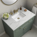 James Martin Chicago 36" Single Bathroom Vanity, Smokey Celadon