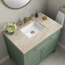 James Martin Chicago 36" Single Bathroom Vanity, Smokey Celadon