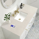 James Martin Chicago 48" Single Bathroom Vanity, Glossy White