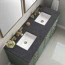 James Martin Chicago 60" Double Bathroom Vanity, Smokey Celadon