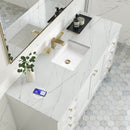 James Martin Chicago 60" Single Bathroom Vanity, Glossy White