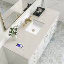 James Martin Chicago 60" Single Bathroom Vanity, Glossy White