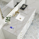 James Martin Chicago 60" Single Bathroom Vanity, Glossy White