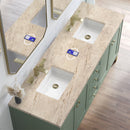 James Martin Chicago 72" Double Bathroom Vanity, Smokey Celadon