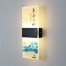 GobekUsa Acrylic Shade LED Square Wall Lamp for Home Decor