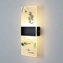 GobekUsa Acrylic Shade LED Square Wall Lamp for Home Decor