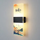 GobekUsa Acrylic Shade LED Square Wall Lamp for Home Decor