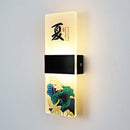 GobekUsa Acrylic Shade LED Square Wall Lamp for Home Decor