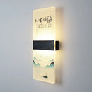 GobekUsa Acrylic Shade LED Square Wall Lamp for Home Decor