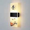 GobekUsa Acrylic Shade LED Square Wall Lamp for Home Decor